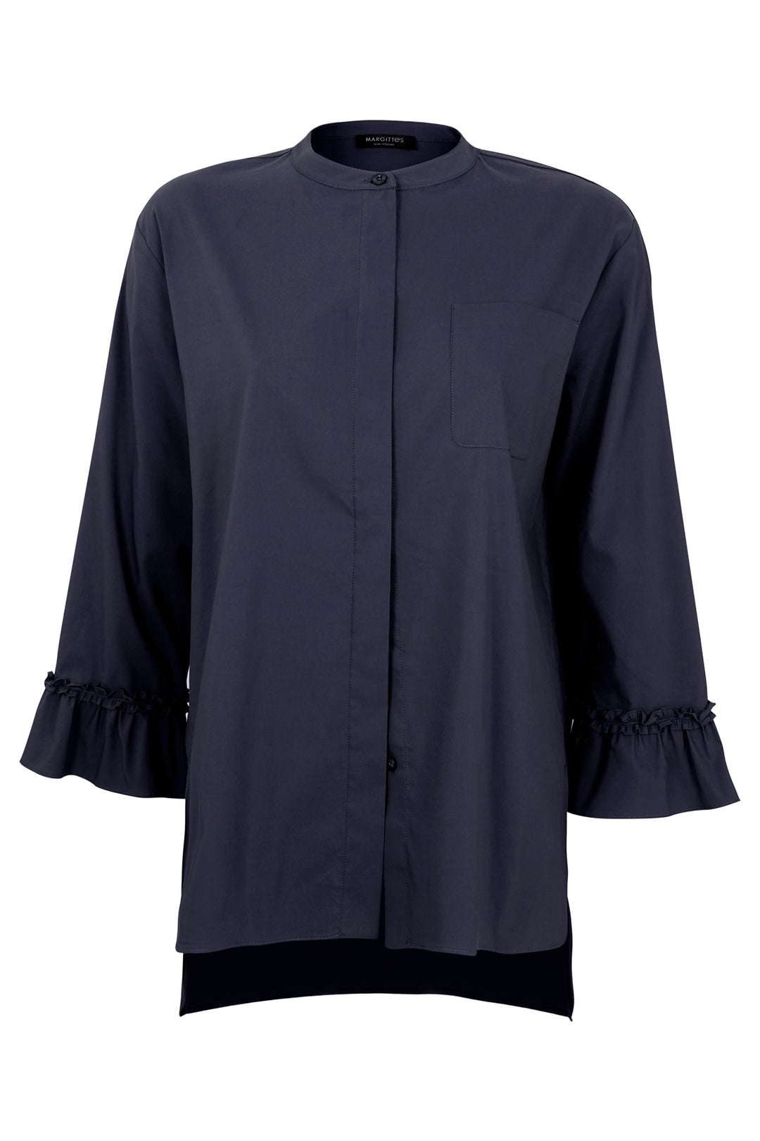 Ruffle-Cuff Blouse