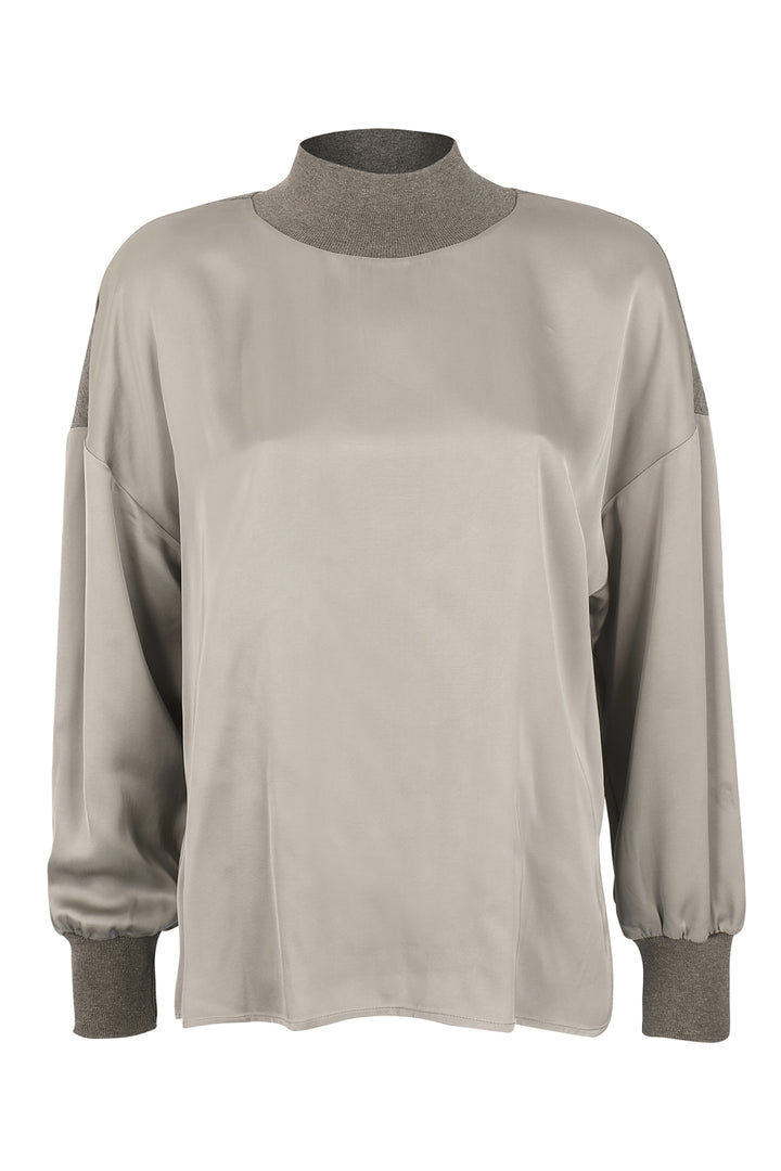 High-Neck Blouse