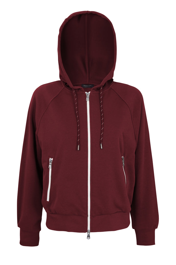 Sweatshirtjacke mit Kapuze