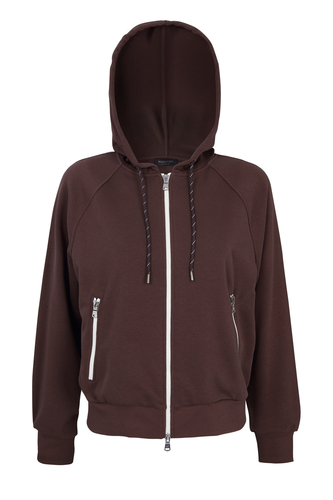 Sweatshirtjacke mit Kapuze