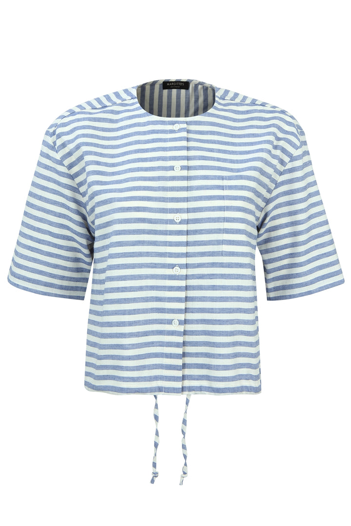 Streifen Blusen-Shirt