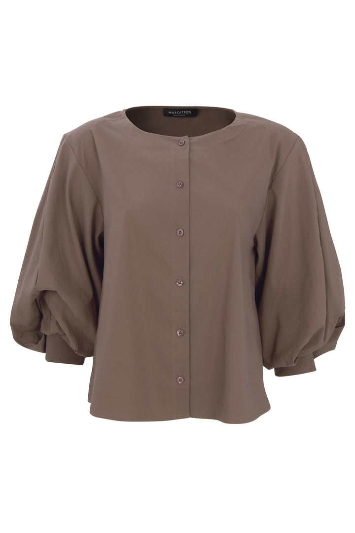 Ballonärmel Bluse